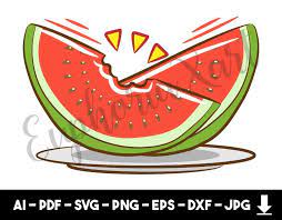 Watermelon Svg Watermelon Cricut Watermelon Clipart Watermelon Vector Watermelon Design Watermelon Logo Water Watermelon Cartoon Clip Art Watermelon Vector
