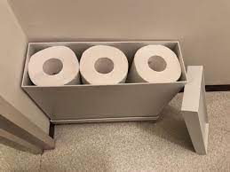 無印良品のフタとキャスターで生活が激変 トイレも美しく トイレ 収納 無印 トイレットペーパー 収納 トイレ収納 diy