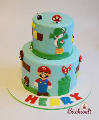 You are going through the mushroom kingdom. Super Mario Torte Jennys Backwelt