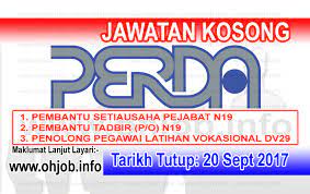 Laman facebook rasmi lembaga kemajuan wilayah pulau pinang (perda). Jawatan Kosong Perda Lembaga Kemajuan Wilayah Pulau Pinang 20 September 2017 Jawatan Kosong Kerajaan Swasta Terkini Malaysia 2021 2022