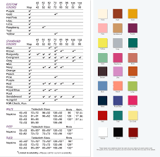 sohn linen color size chart sohn linen