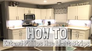 A little extra light in your home or workspace can make a huge impact. Philips Hue Lightstrip Extension Hack For Under Kitchen Cabinet Lighting Youtube