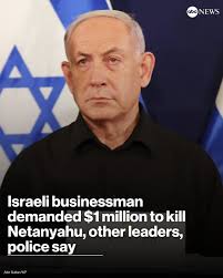 JUST IN: Israeli police and intelligence services said they foiled an  Iranian plot to assassinate top leaders including Prime Minister Benjamin  Netanyahu. Moti Maman, a 73-year-old Israeli businessman from the city of