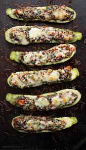 Jul 11, 2019 · how to make zucchini chips in the oven. Vegetable And Quinoa Stuffed Zucchini Taste Love And Nourish