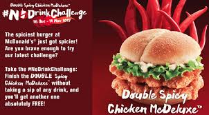 Image result for McDonalds Double Spicy Chicken McDeluxe