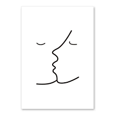 The Kiss Wall Art Simple Line Drawing Black White Sketch Fine Art Canvas Print Nordicwallart Com Learn about drawing basic lines and shapes in adobe illustrator, including rectangles, squares, polygons, ellipses, stars, grids, and more. the kiss wall art simple line drawing black white sketch fine art canvas print