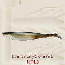 Lunker City Swimfish Soft Plastic Bait Mold Shad Diy Lure Soft Plastic Bait Molds Bait Molds Plastic Bait Molds