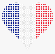 To view the full png size resolution click on the french flag is based on the red, white and blue cockade (badge concentric circles), which was worn by king louis xvi, addressing a. Heart France Flag Circles Stroked Black Grunge Halftone Vector Hd Png Download Kindpng