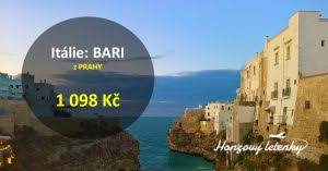 Puglia, apulië, italië, picturale kaart, print door kunstenaar vsevolod 1950, reproductie op a4 of a3 archival matte paper. Bari Honzovy Letenky