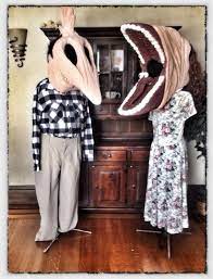 Beetlejuice, beetlejuice….beetlejuice! — lydia deetz. Adam And Barbara Maitland Masks From Beetlejuice Etsy