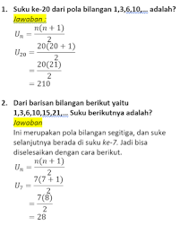 Soal ulangan harian pola bilangan kelas 8 kurikulum 2013 dan kunci jawabannya ini merupakan contoh soal terbaru yang akan saya bagikan bagi bapakibu yang mengampu mata pelajaran matematika kelas 8 smpmts yang telah menerapkan kurikulum 2013. Soal Dan Pembahasan Pola Bilangan Kelas 8 Terlengkap Soalskul