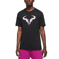 Furthermore, his shoes consist of 'rafa' with his trademark. Ø§Ù„Ø¸Ù„ ØµØ§Ø¹Ù‚Ø© Ø¨Ø¹ÙŠØ¯ Rafael Nadal T Shirt Nike Zetaphi Org