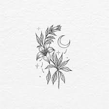 Lowers By The Crescent Moon Ink On Paper Available Tattoo Flash Sorry About The Drawing Feeds Goes Slow Lately Tattoo Design Drawings Tattoos Ink Tattoo