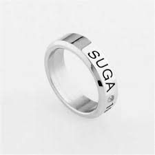 Bangtan Bts World Tour 2020 Official Merch Love Yourself Army Bomb Store Titanium Steel Rings Bts Earrings Ruby Earrings Studs