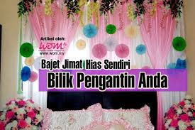 Bilik tidur yang cantik dan kemas juga diibaratkan seperti terapi untuk merehatkan diri. Cara Hias Bilik Pengantin Desainrumahid Com