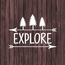 Explore Decal Adventure Decal Camping Decal Travel Decal Etsy Computer Decal Camping Crafts Yeti Decals
