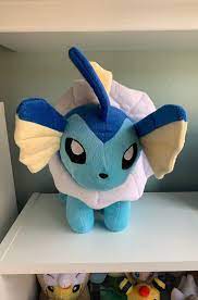 Rare Vaporeon Pokemon Plush No Tag Pokemon Stuffed Animals Pokemon Plush Dinosaur Stuffed Animal
