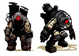 Bioshock 2 Big Daddy Big Daddy Early Concept Characters Art Bioshock 2 Bioshock Artwork Bioshock Art Bioshock