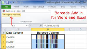 You can also try these barcode generator and usb. Barcode Addin For Word And Excel Standaloneinstaller Com