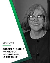 Huge congratulations to Distinguished Professor Emerita Sandi Smith, who  was selected as the recipient of Michigan State University's 2024-2025  Robert F. Banks Award for Institutional Leadership! This recognition  highlights Professor Smith's exceptional