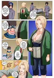 Tsunade & Konohamaru porn comic- Younger partner satisfies her body