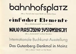 short intro to geometric sans next fontshop font shop herbert bayer typography inspiration
