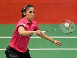 Malaysian lee chong wei returns shot denmarks editorial. Commonwealth Games 2018 Saina Nehwal Sets Date With Pv Sindhu In Women S Singles Final Commonwealth Games News