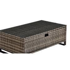 You can choose from a selection of different colors. Tommy Hilfiger Oceanside Outdoor Coffee Table With Storage In Brown Odtb20004a