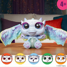 Furreal Moodwings Snow Dragon Interactive Pet Toy 50 Sounds Reactions Ages 4 And Up Amazon Com Au Toys Games
