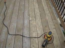 How To Sand Your Wood Deck Before Refinishing Wood Deck Deck Refinishing Staining Deck