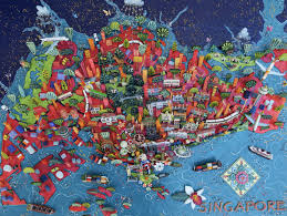 What would you do at singapore or any new place you were to go to? Singapore Map Sara Drake