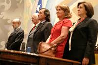 Patricia Matte recibe Premio Bicentenario 2007 en Casa Central