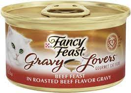 Purina Fancy Feast Gravy Lovers Beef 3 Ounce Pack Of 24 For Only 19 94 Chicken Flavors Cat Food Coupons Cat Nutrition