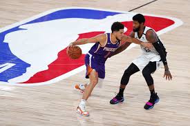 Phoenix suns fans in the crowd cheer against the los angeles clippers in game 1 of the western conference finals. Paul George Devin Booker Discuss On Court Exchange During Clippers Vs Suns Bleacher Report Latest News Videos And Highlights