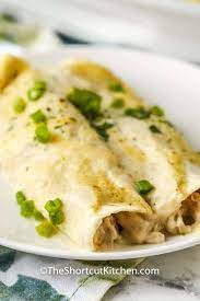 Allow to cook about 2 minutes. Sour Cream Chicken Enchiladas Easy Dinner Idea The Shortcut Kitchen