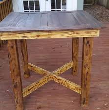 Pallet High Top Bar Table Pub Table High Top Dining Table Pallet Dining Table Dining Table