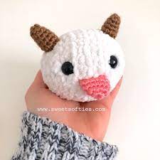 Poro, League of Legends Plushie (Free Crochet Pattern) - Sweet Softies |  Amigurumi and Crochet