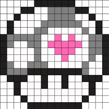 Heart Mushroom By Ninie On Kandi Patterns Perler Bead Patterns Perler Bead Mario Perler Bead Art