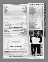 2006 07 Tennis Guide By Arkansas State Athletics Issuu