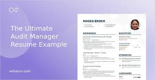 When you are searching for a job, you cannot afford to neglect your resume. Top Audit Manager Resume Examples Samples For 2021 Enhancv Com