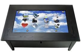 Touchscreen Coffee Table For The Connected Home Padded Coffee Table Home Technology Coffee Table Touch Screen