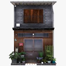 3d Model Old Tokyo Building Turbosquid 1386653 Building Aesthetic Japanese Buildings Tokyo Architecture