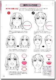 How to draw female face with hair. How To Draw Manga Female And Male Faces Reference Book