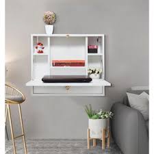 Once placed, add screws through the top and bottom of the workstation, securing it directly into the cleat. Corner Floating Desk Wayfair