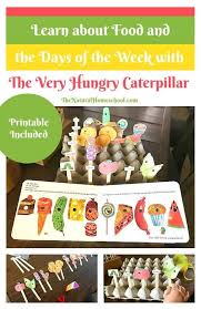 Print the story cards on cardstock and laminate to make them extra sturdy. The Very Hungry Caterpillar Printable Days Of The Week And Food The Natural Homeschool