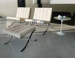 29.5″w x 30″d x 30″h material: Barcelona Chair Knoll