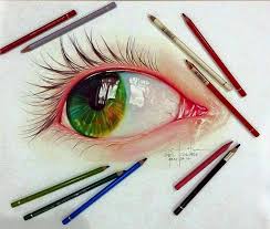 3d drawings is an amazing form of art, where the 3d pencil drawings seem to literally jump off the page. 50 Beautiful Color Pencil Drawings From Top Artists Around The World Color Pencil Drawing Eye Drawing Pencil Drawings