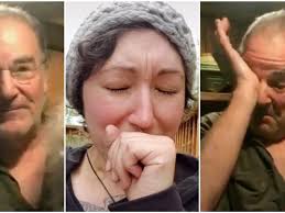 Mandy Patinkin comforts a fan whose father died of cancer.