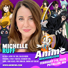 A SUPER Bleach reunion would have to have Rukia with Ichigo. Please  welcomePlease welcome Michelle Ruff to Puyallup for Anime Washington from  February 7th through the 9th in 2025. Michelle has built