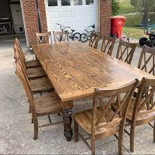 Hardwood Curvy Chunky Farmhouse Dining Table Legs 5 X Etsy In 2021 Farmhouse Dining Table Farmhouse Dining Farmhouse Table Legs